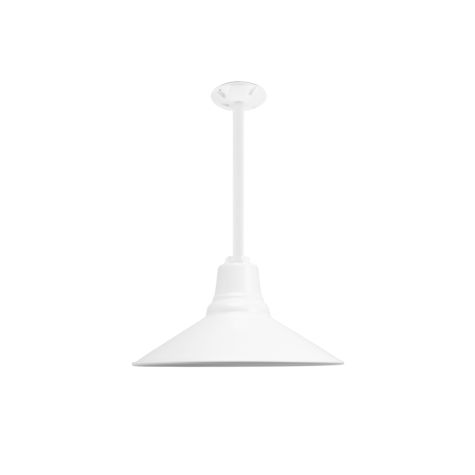 16" Aero, 200-White, 12" Stem