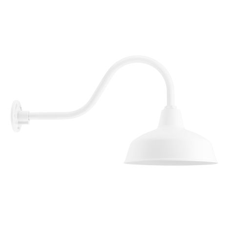 14" Avalon, 200-White, G22 Gooseneck Arm