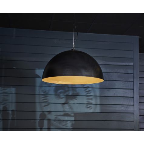 28" Loma, 106-Matte Black, 940- Painted Aged Copper, Standard Black Cord, 42" Cable Cord