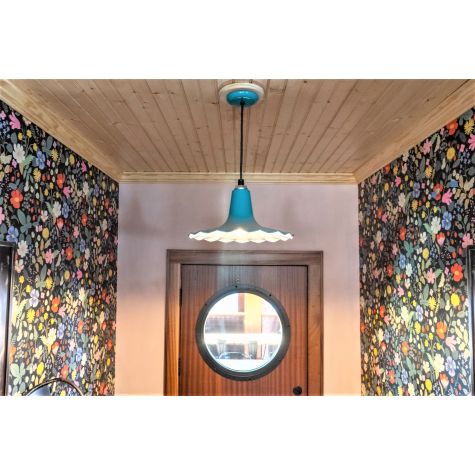 16" Seaside, 390-Teal, Standard Black Cord | Rabbit Hole Bakery