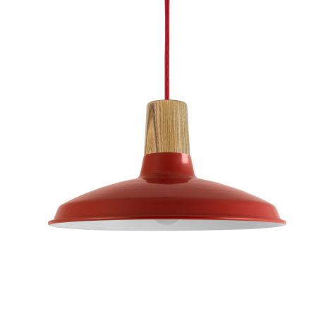 14" Marathon LED, 400-Barn Red, Maple Wood, CSR-Red Cloth Cord