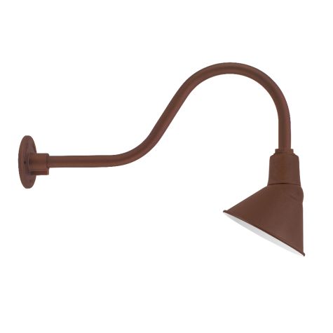 10" Fire Chief, 605-Rust, G22 Gooseneck Arm