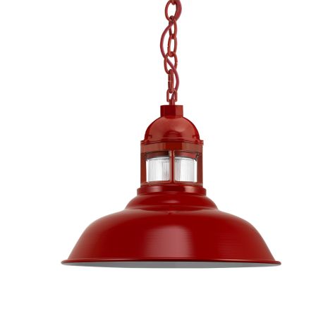 16" Outback, 400-Barn Red, RIB-Ribbed Glass, CSR-Red Cloth Cord