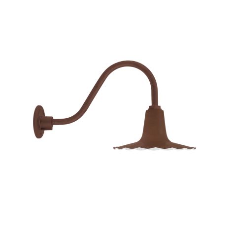 12" Seaside, 605-Rust, G11 Gooseneck Arm