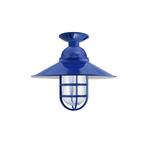 14" Syracuse, 700-Royal Blue, CGG-Standard Cast Guard, RIB-Ribbed Glass