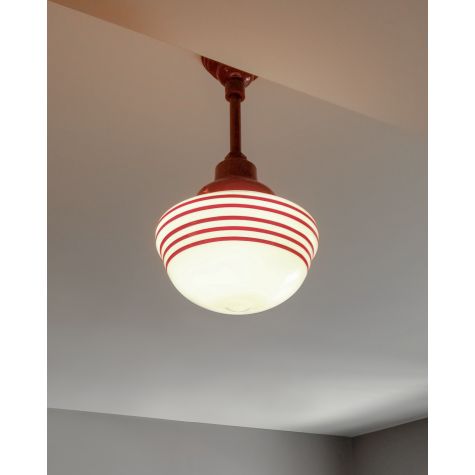 Acorn Stem Mount, Opaque, 400-Barn Red, 6" Stem, Five Painted Band | Customer Submission