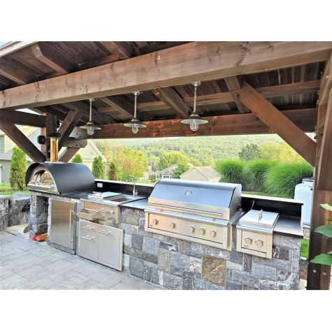 14" Syracuse, 975-Galvanized, TGG-Heavy Duty Cast Guard, Hang Straight Canopy | Photo Courtesy of RRJR Construction