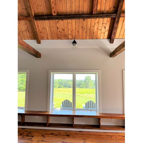 Acorn LED Schoolhouse Sconce, 106-Matte Black, Clear Glass | Photo Courtesy of Customer