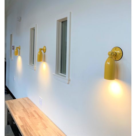 Bullet Flush Mount LED Sign Light, 500-Buttery Yellow, LED8, 2700k, 75 Degree Wide Flood, Clear Glass | Customer Submission