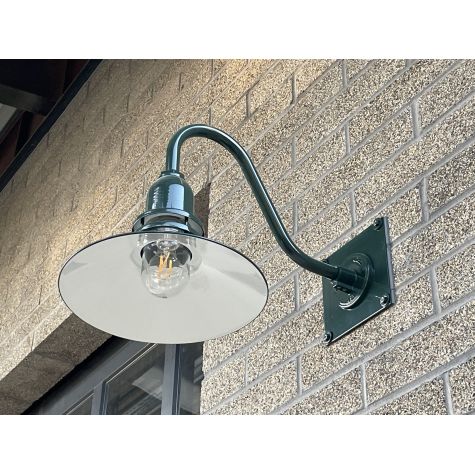 14" Cherokee, 300-Dark Green, G15 Arm, Clear Glass, Heavy Duty, Backing Plate | Customer Submission