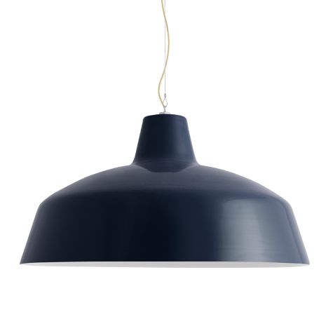 42" Avalon LED, 705-Navy Blue, CSGW-Gold & White Cloth Cord