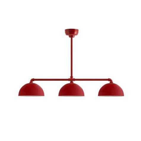 Loma 3-Light LED Chandelier, 12" Shades, 400-Barn Red