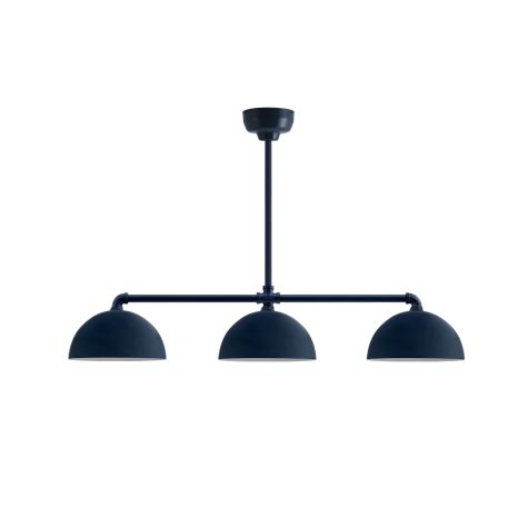 Loma 3-Light LED Chandelier, 12" Shades, 705-Navy