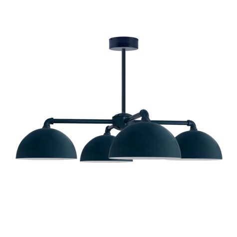 Loma 4-Light Chandelier, 12" Shades, 705-Navy