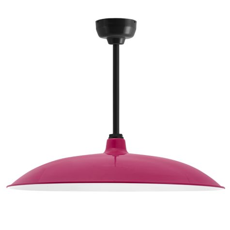 28" Sinclair LED Stem Mount, 490-Magenta, Mounting in 100-Black