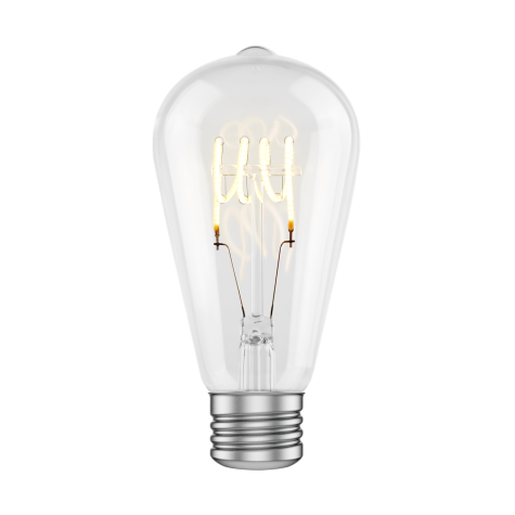 LED Clear ST19 250 Lumen Bulb - On