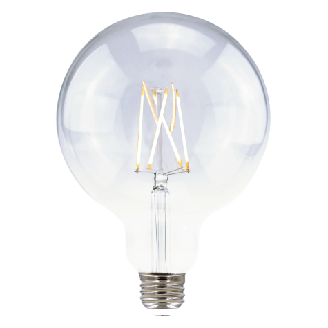 LED Clear G40 500 Lumen Bulb - On
