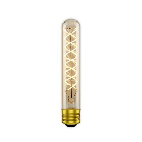 LED Amber T10 450 Lumen Bulb - On