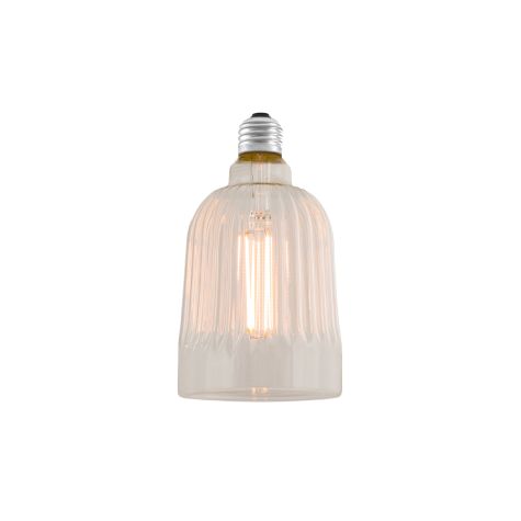 LED Ribbed R32 500 Lumen Bulb - On
