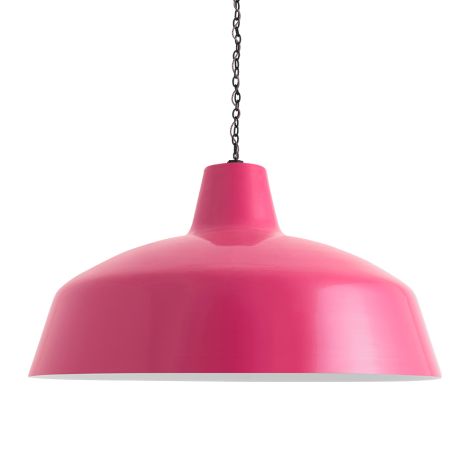 42" Avalon, 490-Magenta, Mounting in 100-Black, CSBP-Black & Pink Cloth Cord