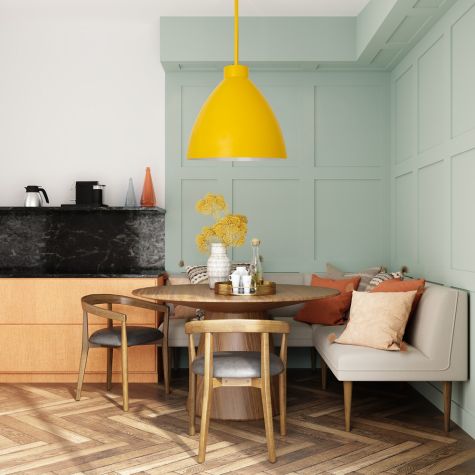Oxford LED Stem Pendant, 500-Buttery Yellow