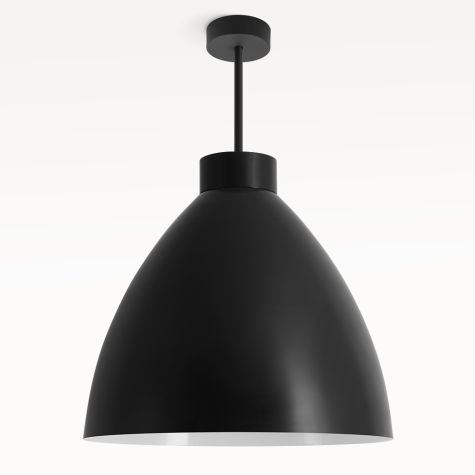 Oxford LED Stem Pendant Light, 100-Black