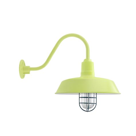 16" The Original™, 380-Chartreuse, WGG-Wire Guard, 300-Dark Green, G11 Gooseneck Arm